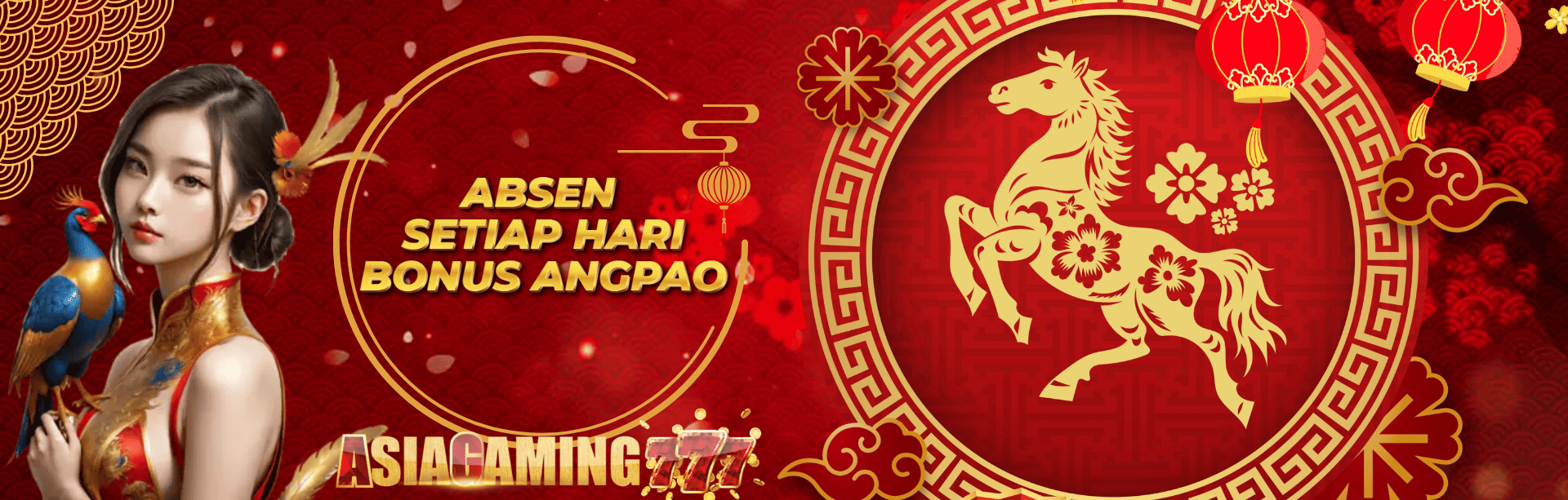 ABSEN SETIAP HARI DAPATKAN ANGPAO GRATIS DARI ASIAGAMING777