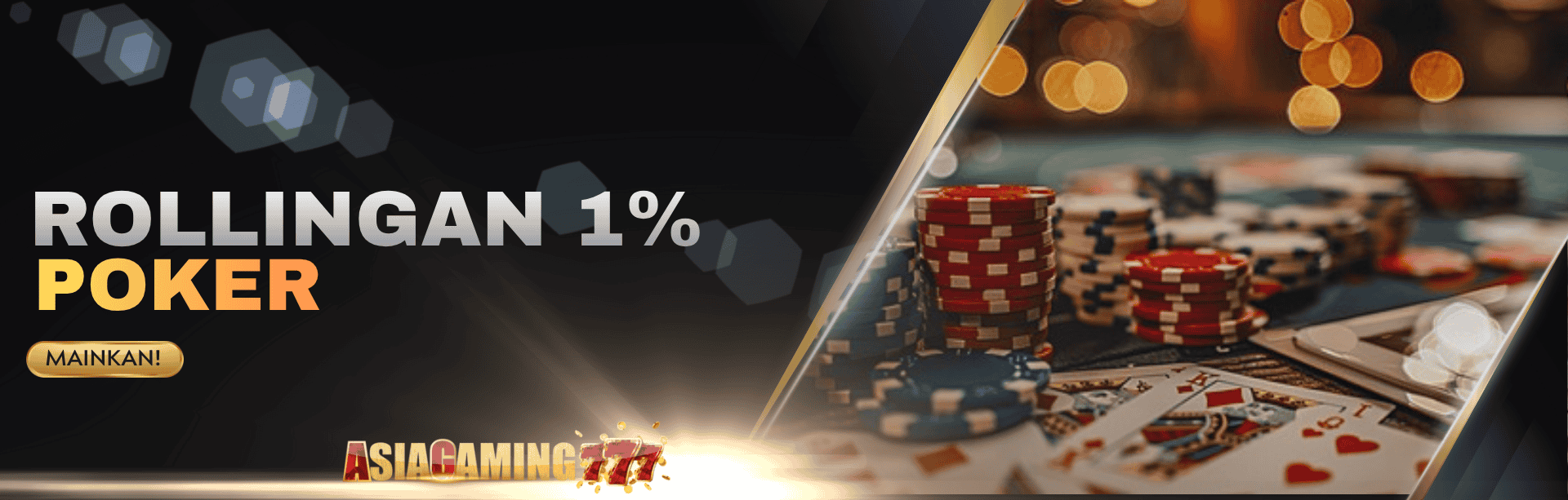 BONUS ROLLINGAN POKER UP TO 1%