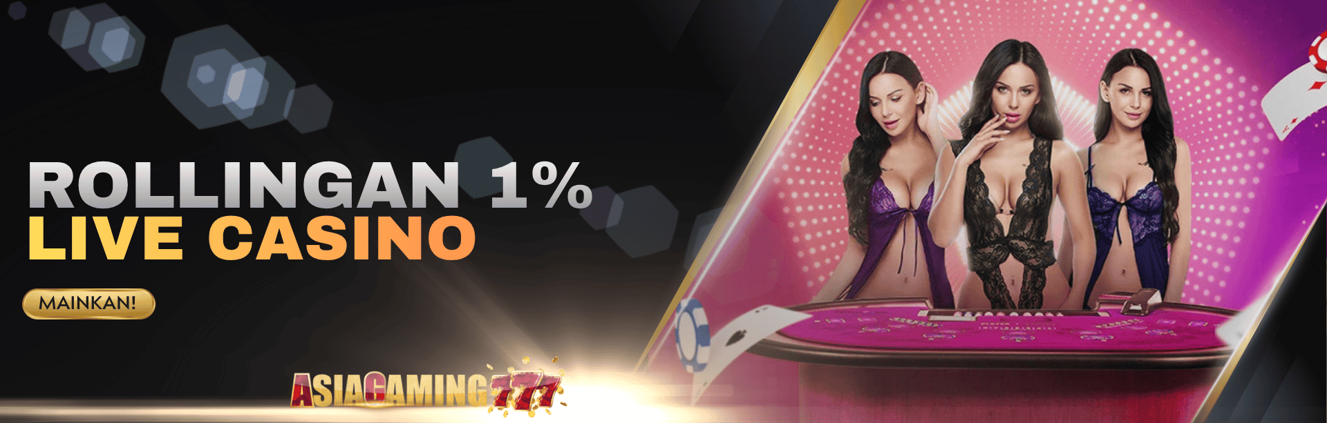 BONUS ROLLINGAN CASINO UP TO 1%