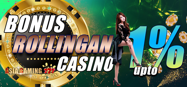 BONUS ROLLINGAN CASINO UP TO 1%