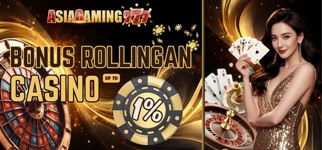 BONUS ROLLINGAN CASINO UP TO 1%